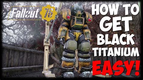 where to get black titanium fallout 76|fallout 76 black titanium scrap.